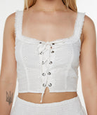 ROXY HAZEL LACE UP-EYELET WBK0 L