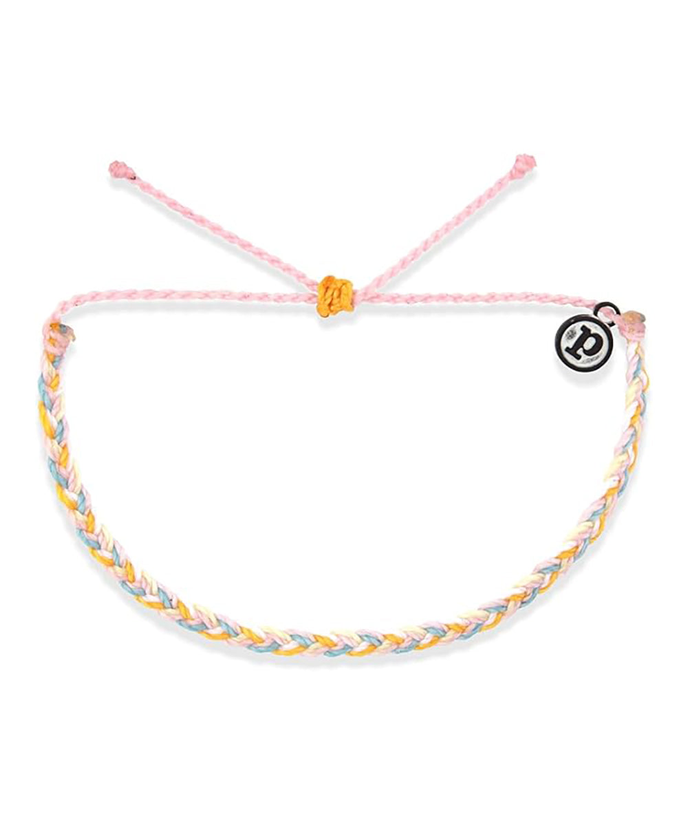 Pura Vida Charity Mini Braided Bracelet  LVBG O/S
