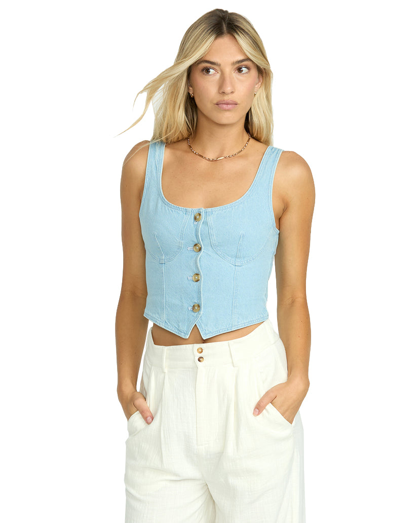 Billabong Sunwashed Woven Vest BSA S