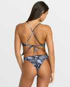 Volcom Paradise Dreamer Twist X Bikini Top BLK S