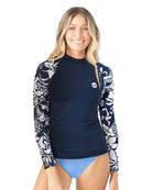 Roxy Oceanside Long Sleeve Raglan Rashguard MDI M