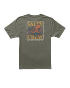 Salty Crew Ink Slinger Boys SS Tee Dusty Olive S
