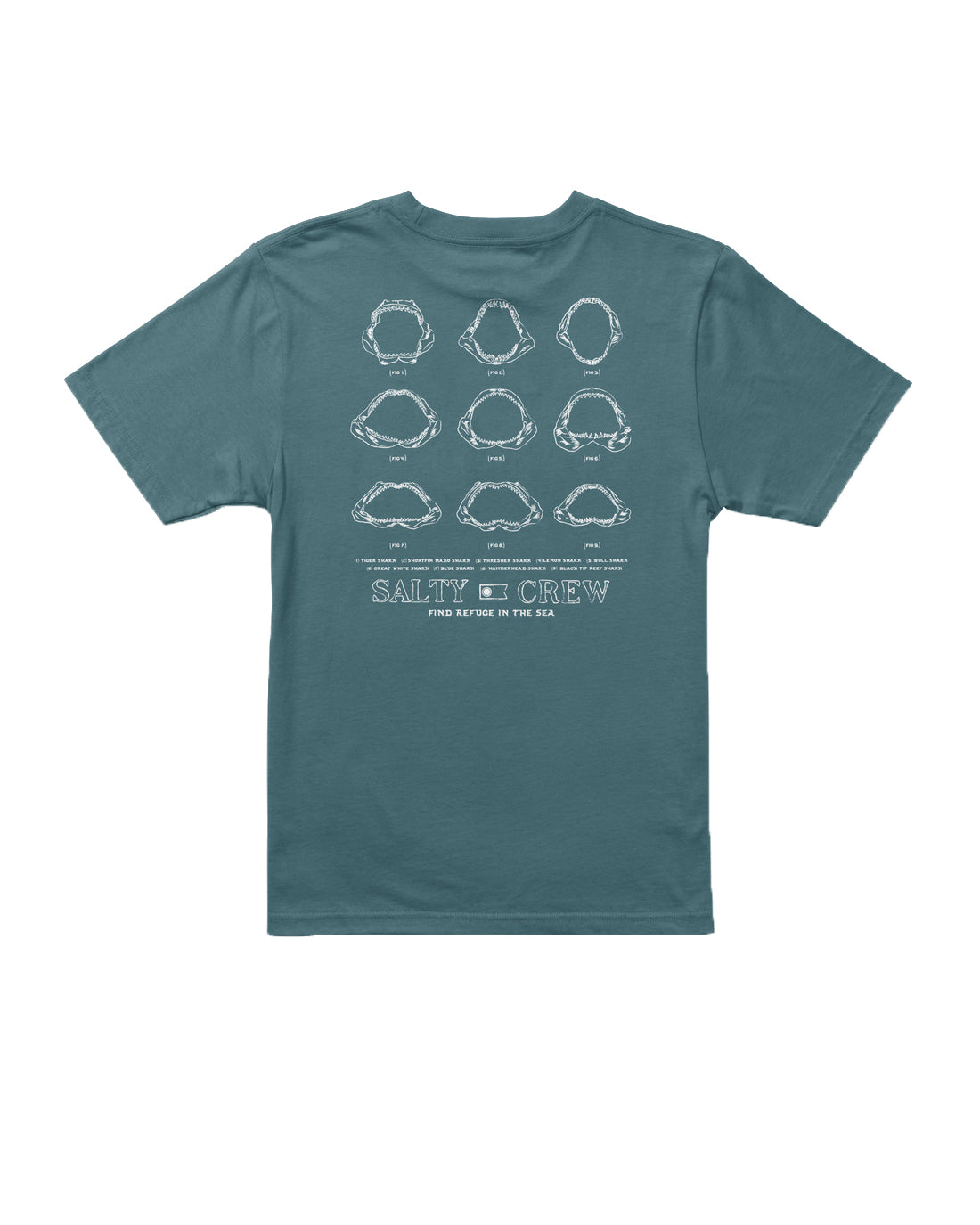SALTY CREW JAWBONE BOYS SS TEE HYDRO M