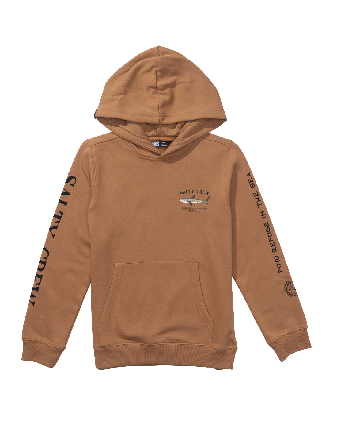Salty Crew Bruce Boys Hood Fleece Sierra XL