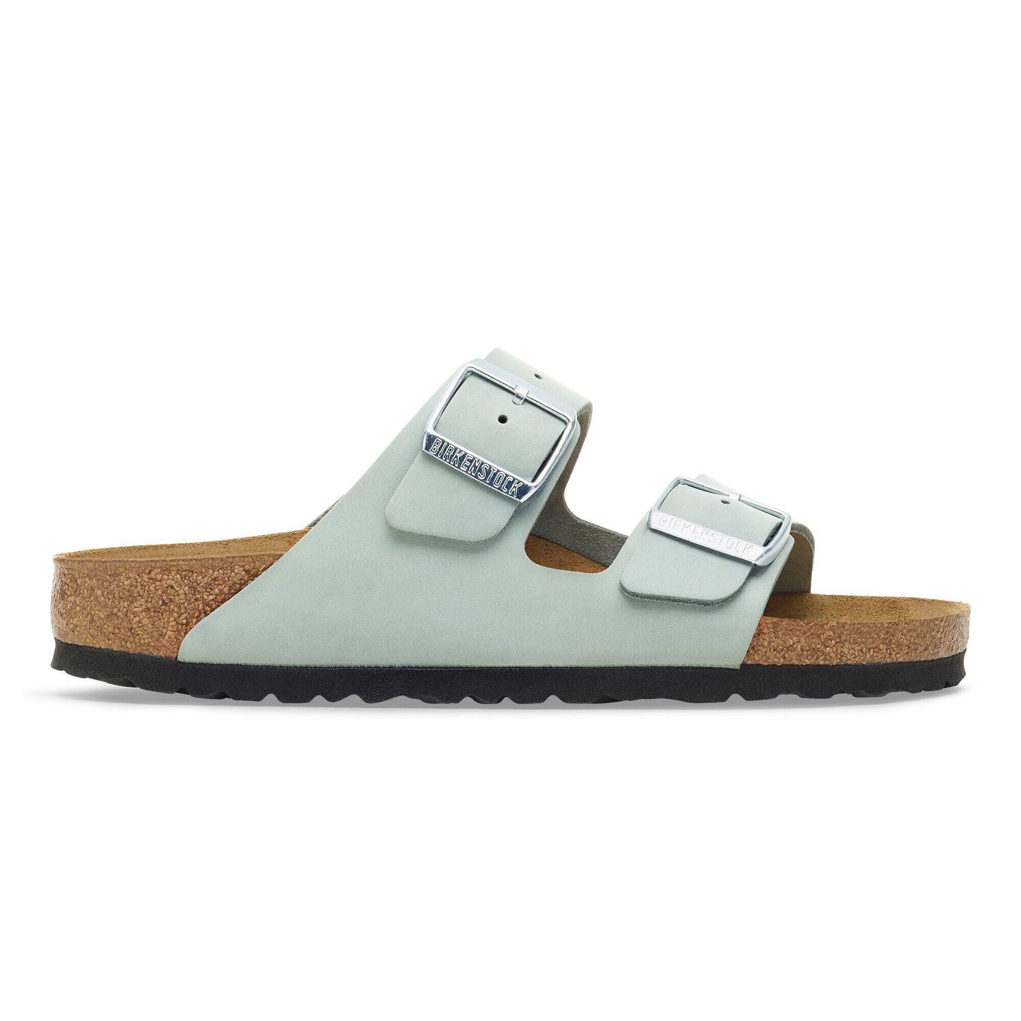Birkenstock Arizona Womens Sandal Nubuck-Pure Sage 7