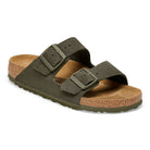 Birkenstock Arizona Mens Sandal Suede-Thyme 10