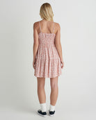HURLEY BEACHCOMBER MINI DRESS T657-Rose Tan- XS