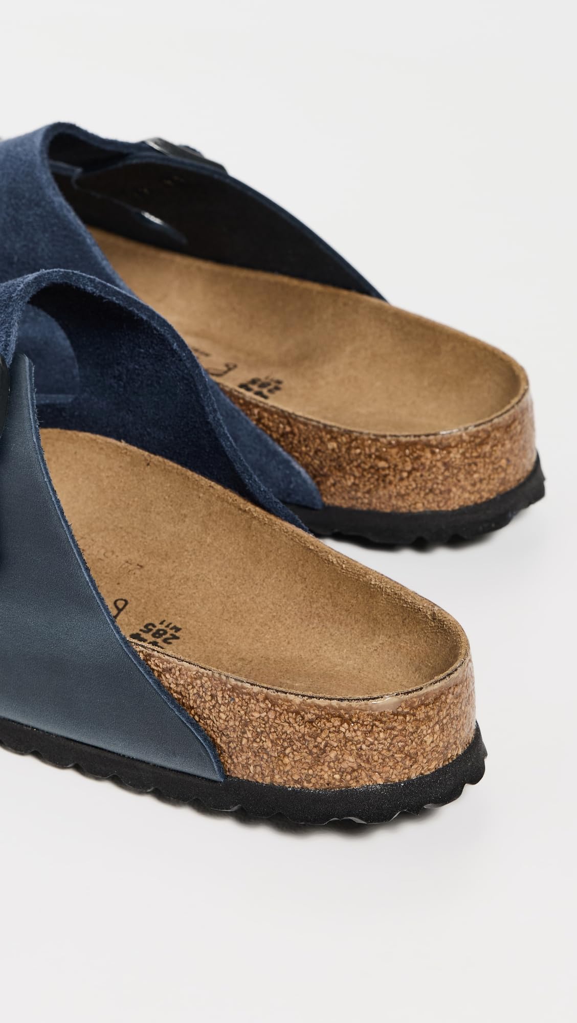Birkenstock Arizona Mens Sandal Suede-Oiled Leather-New Navy 11