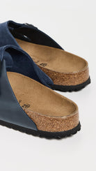 Birkenstock Arizona Mens Sandal Suede-Oiled Leather-New Navy 12