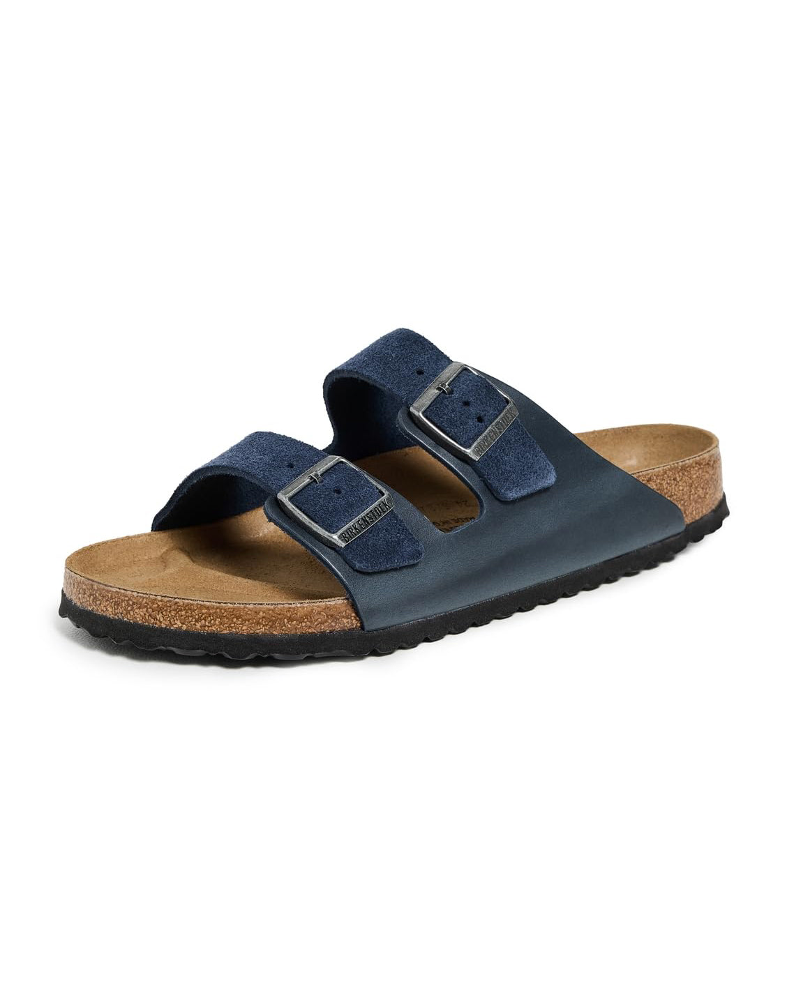 Birkenstock Arizona Mens Sandal Suede-Oiled Leather-New Navy 11