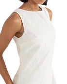 RHYTHM PORTO EYELET MINI  DRESS NATURAL 4L