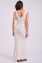 RHYTHM SCALLOP KNIT MAXI DRESS CREAM 3M