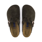 Birkenstock Boston Soft Footbed Womens Clog Suede-Mocha 9