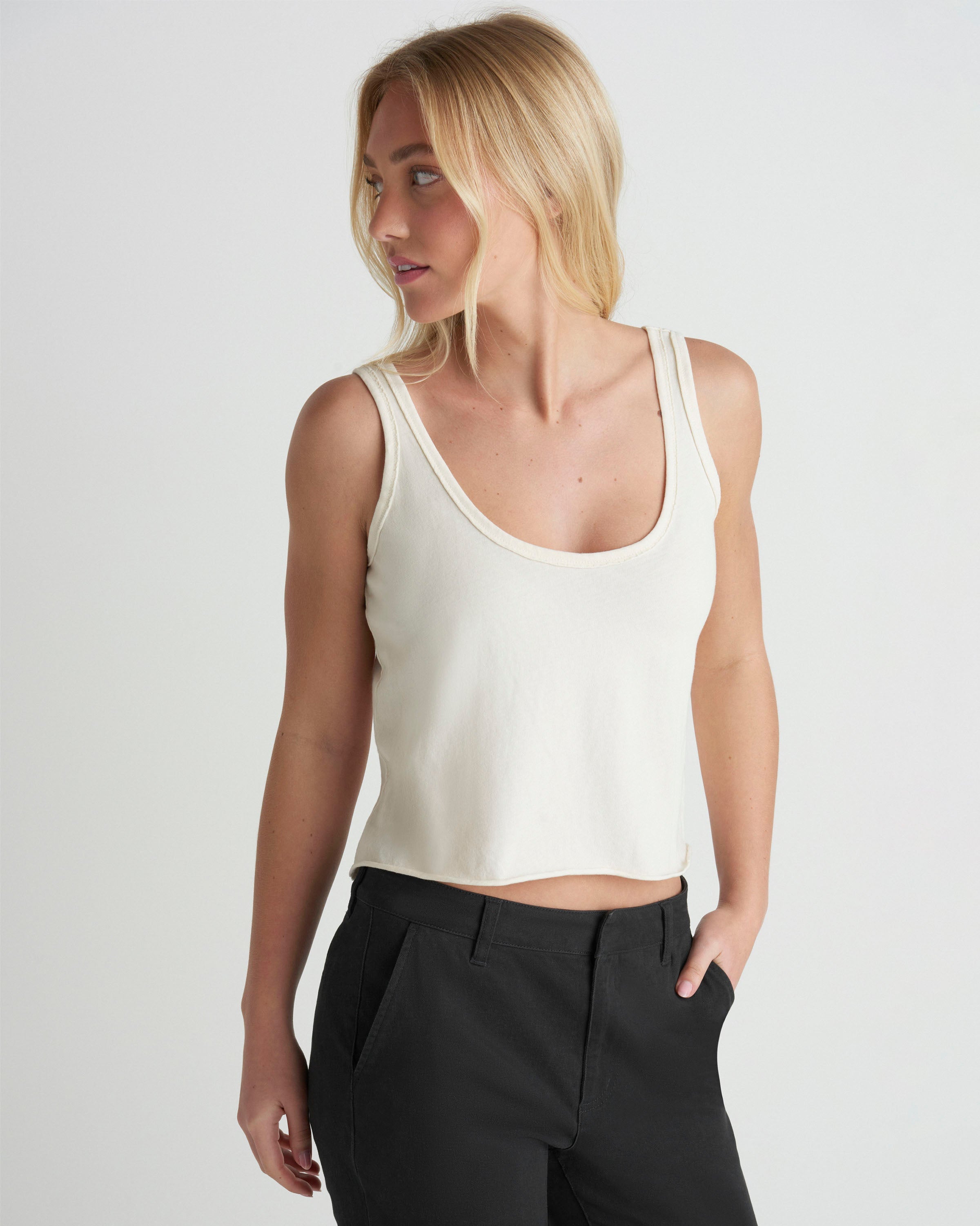HURLEY CALIFORNIA TANK T115-Off White S