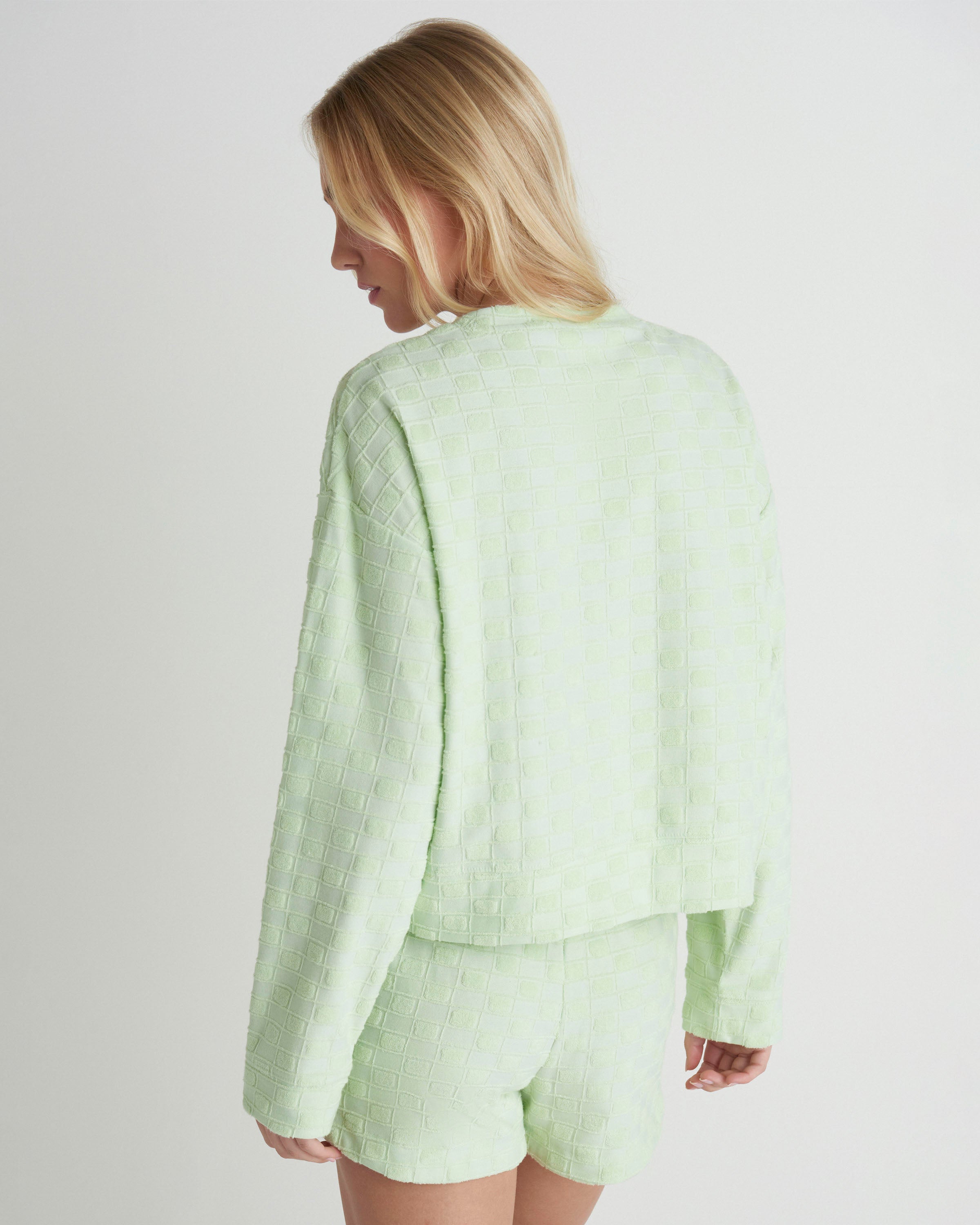 HURLEY VENICE TERRY BOXY CREW T412-Spray XS