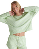 HURLEY VENICE TERRY BOXY CREW