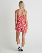 HURLEY GETAWAY ROMPER T608-Float Red M