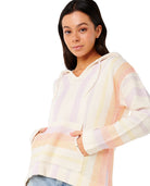 Rip Curl Knit Isles Poncho 0037-Purple M