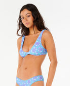 Rip Curl Neon Isles Bralette Bikini Top 0070-Blue XXS