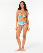 Rip Curl Hidden Isles Sliding Tri Bikini Top 0070-Blue M