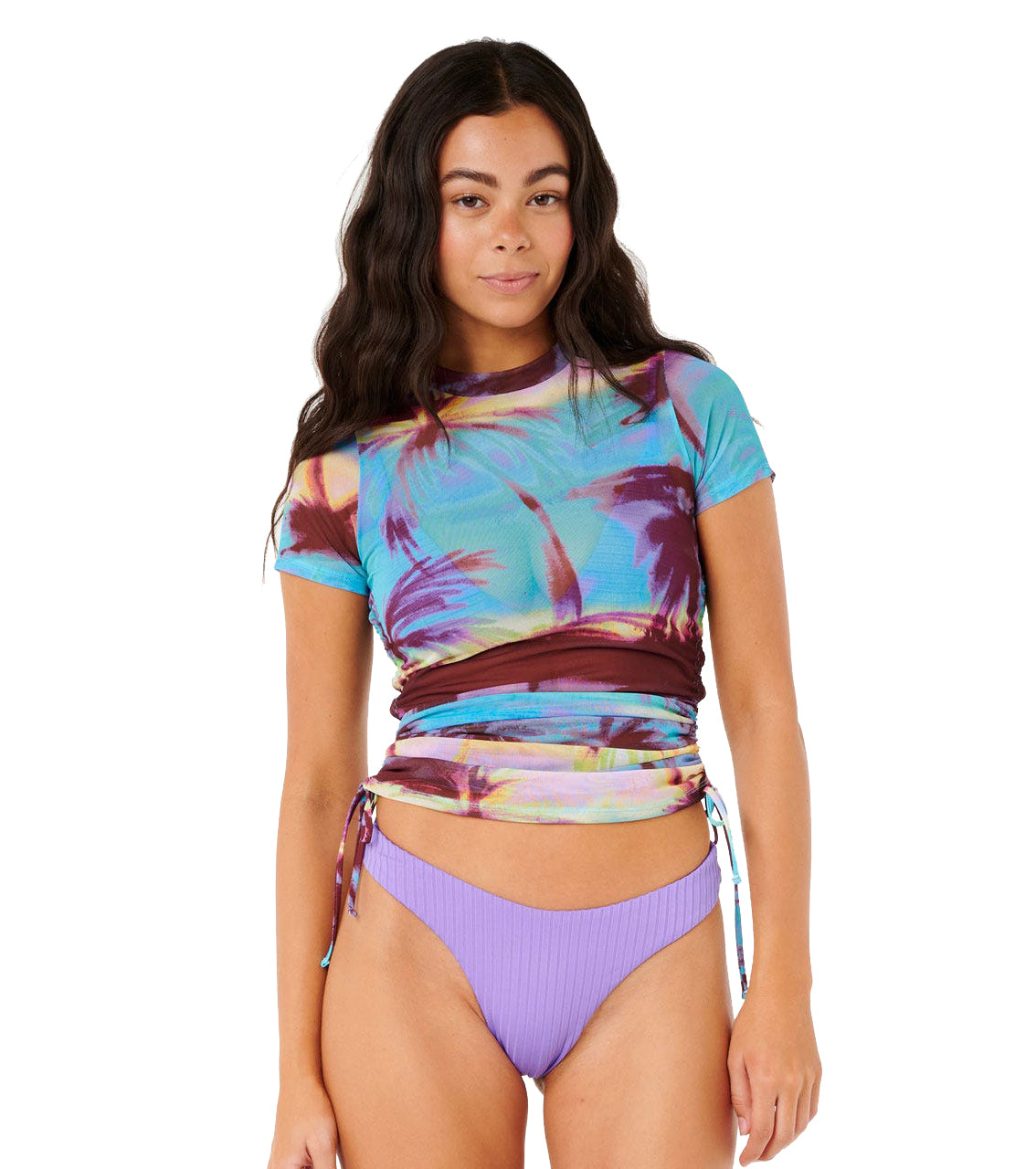 Rip Curl Hidden Isles Mesh Swim Tee 0070-Blue S