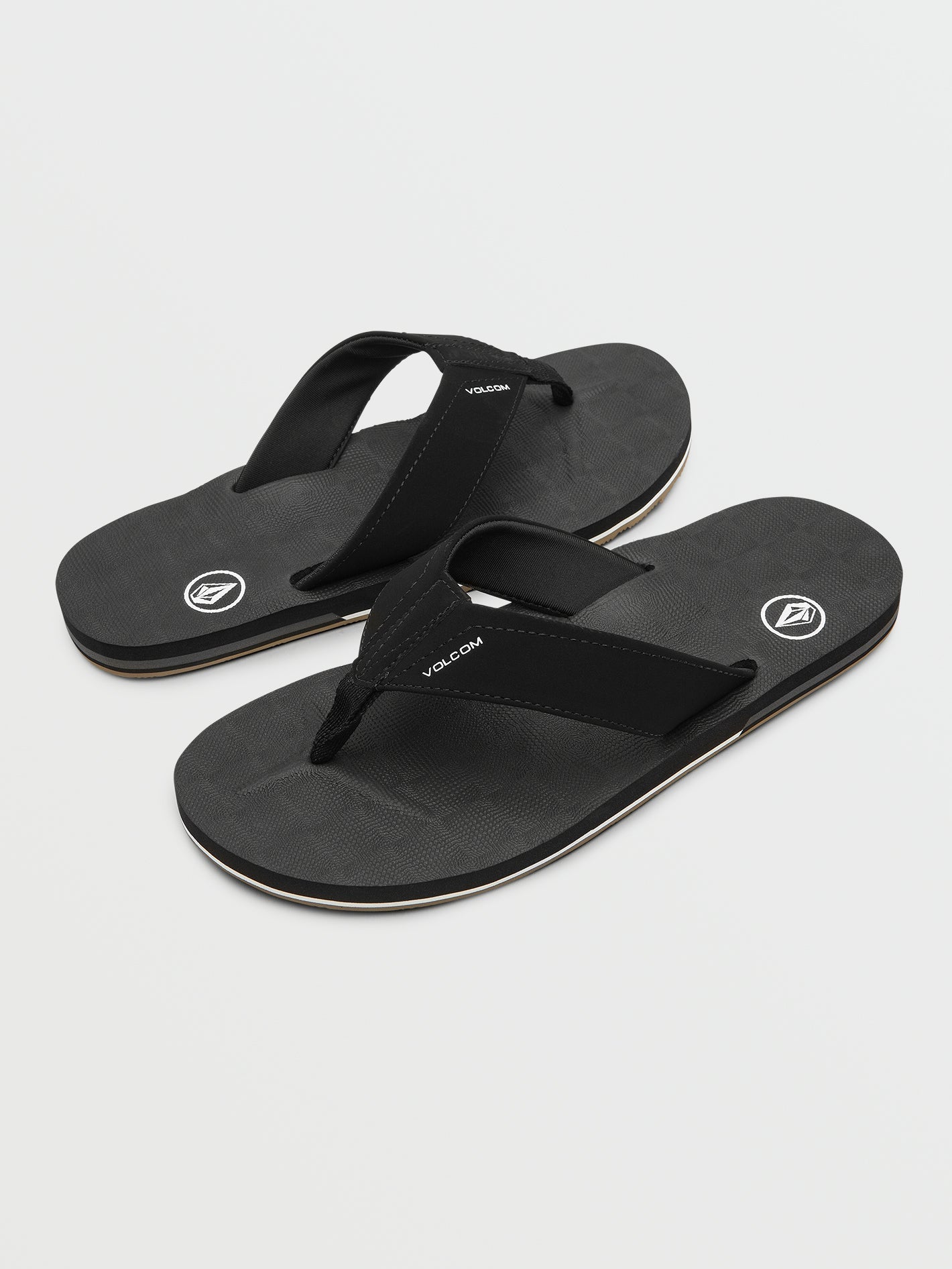 Volcom Victor Sandals - DO NOT USE BLK-BLACK 7