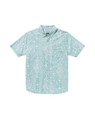 RVCA JACOBS ARCHIVE PRINT SS BN4-BLUE HAZE M