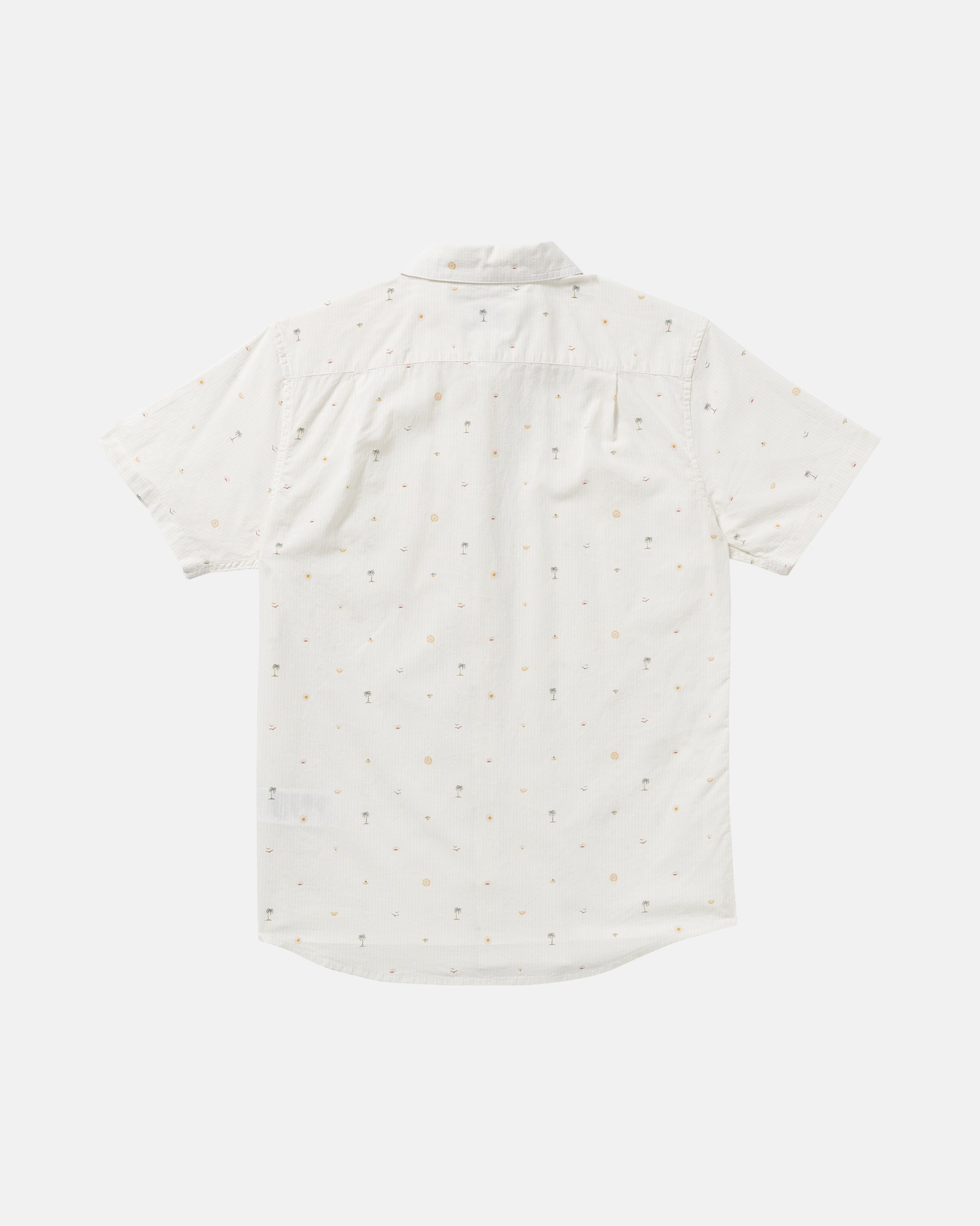 RVCA EXOTICA SEERSUCKER SS WHT-WHITE M