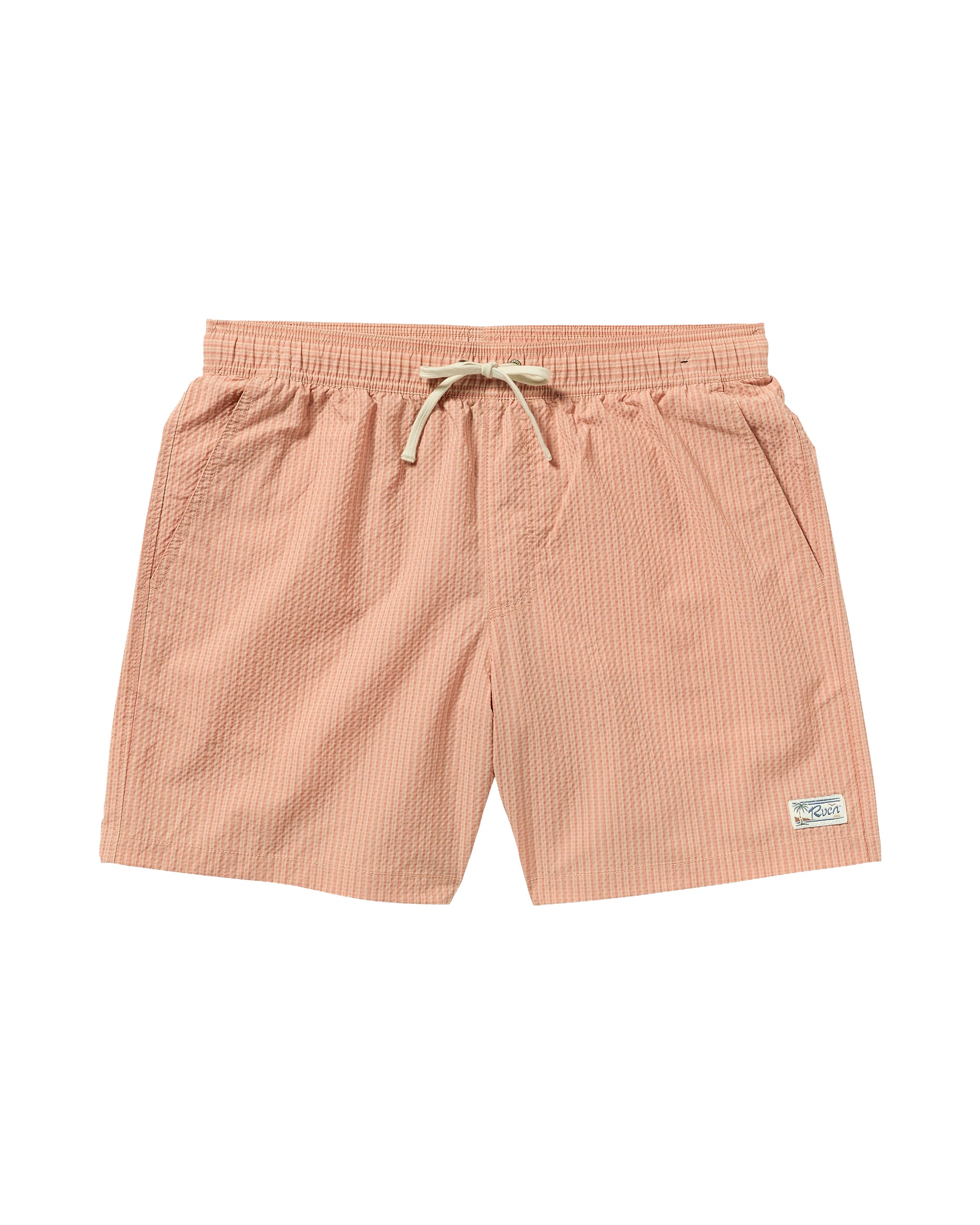 RVCA EXOTICA SEERSUCKER ELASTIC 17 APC-APRICOT L