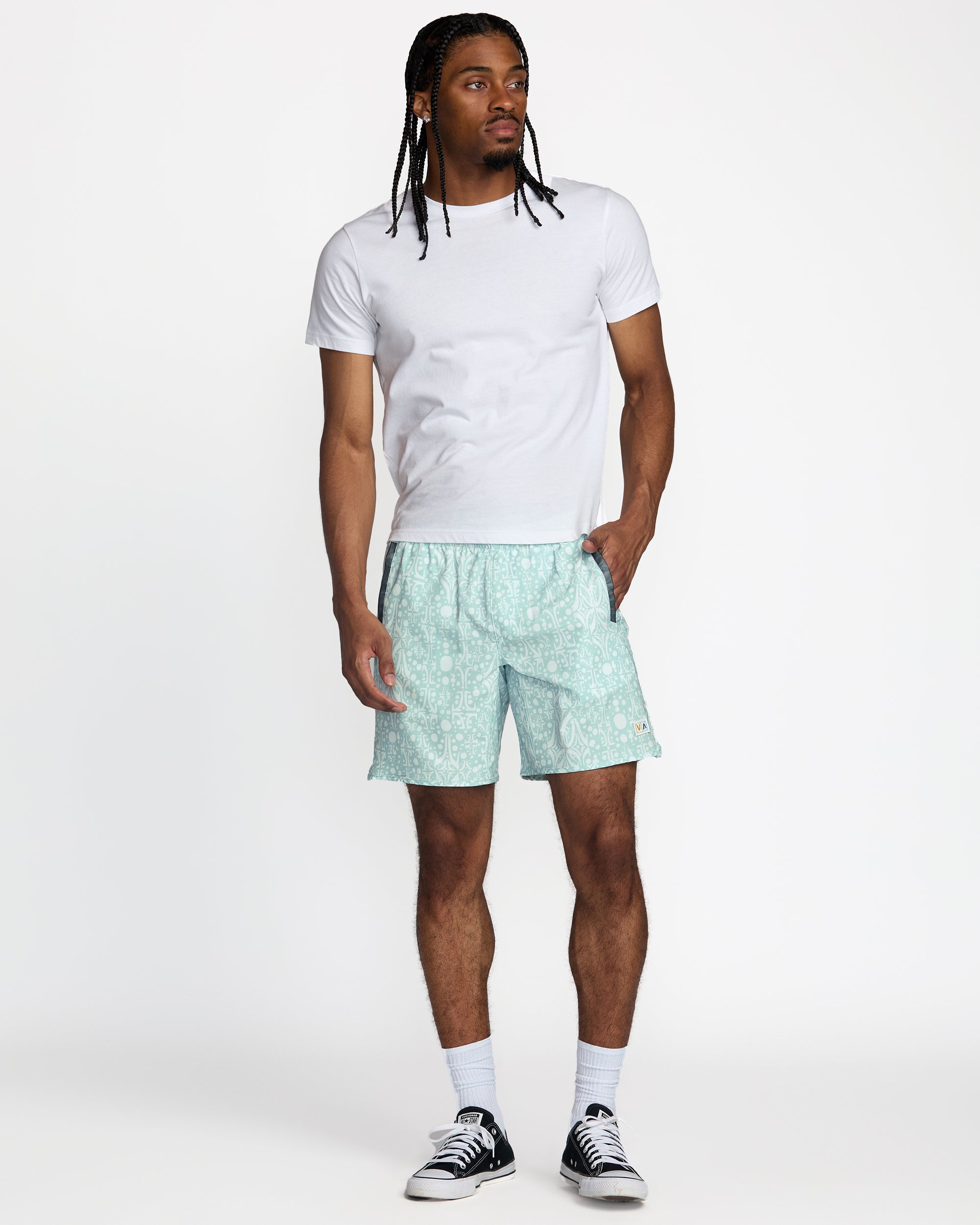 RVCA RICH JACOBS YOGGER STRETCH 17 BN4-BLUE HAZE M