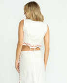 Billabong Secret Cove Woven Top SCS-STENCIL WASH XS