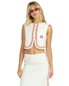 Billabong Secret Cove Woven Top SCS-STENCIL WASH L