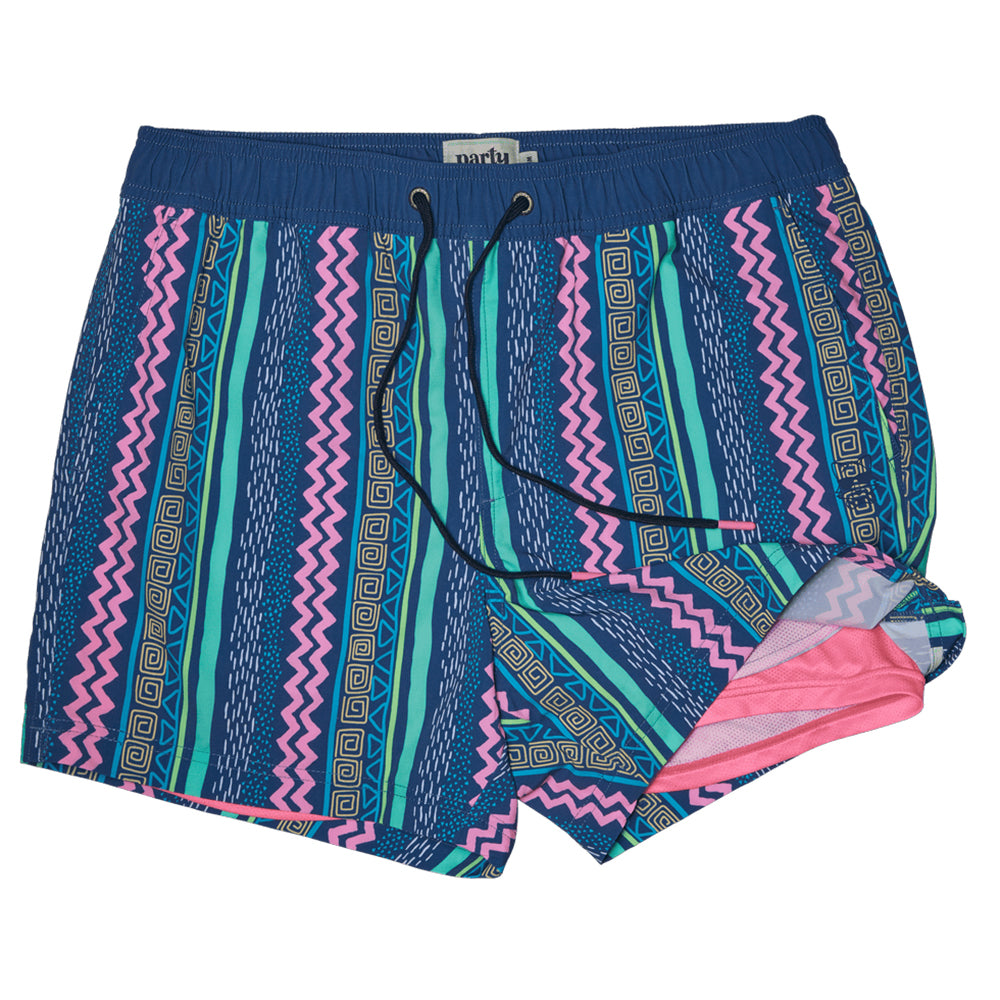 Party Pants Vert Vibes 2n1 Shorts LBLU L