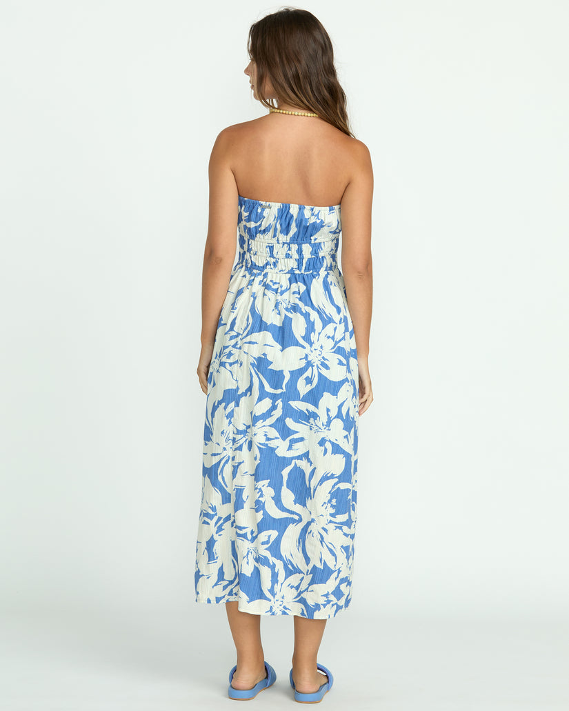 Billabong In The Sky Midi Dress TRB-TRUE BLUE L