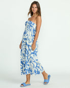 Billabong In The Sky Midi Dress TRB-TRUE BLUE L