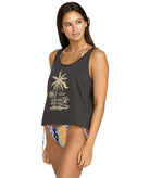 VOLCOM TO THE BANK TANK VBK-VINTAGE BLACK S