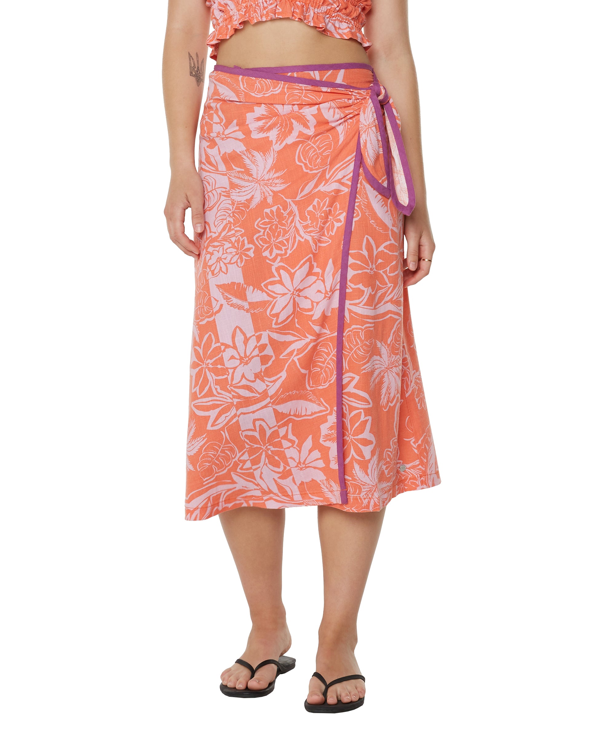 Roxy Palma Wrap Skirt NTG S