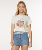 Roxy Made In The Sun Cropped Tee WBB0 S
