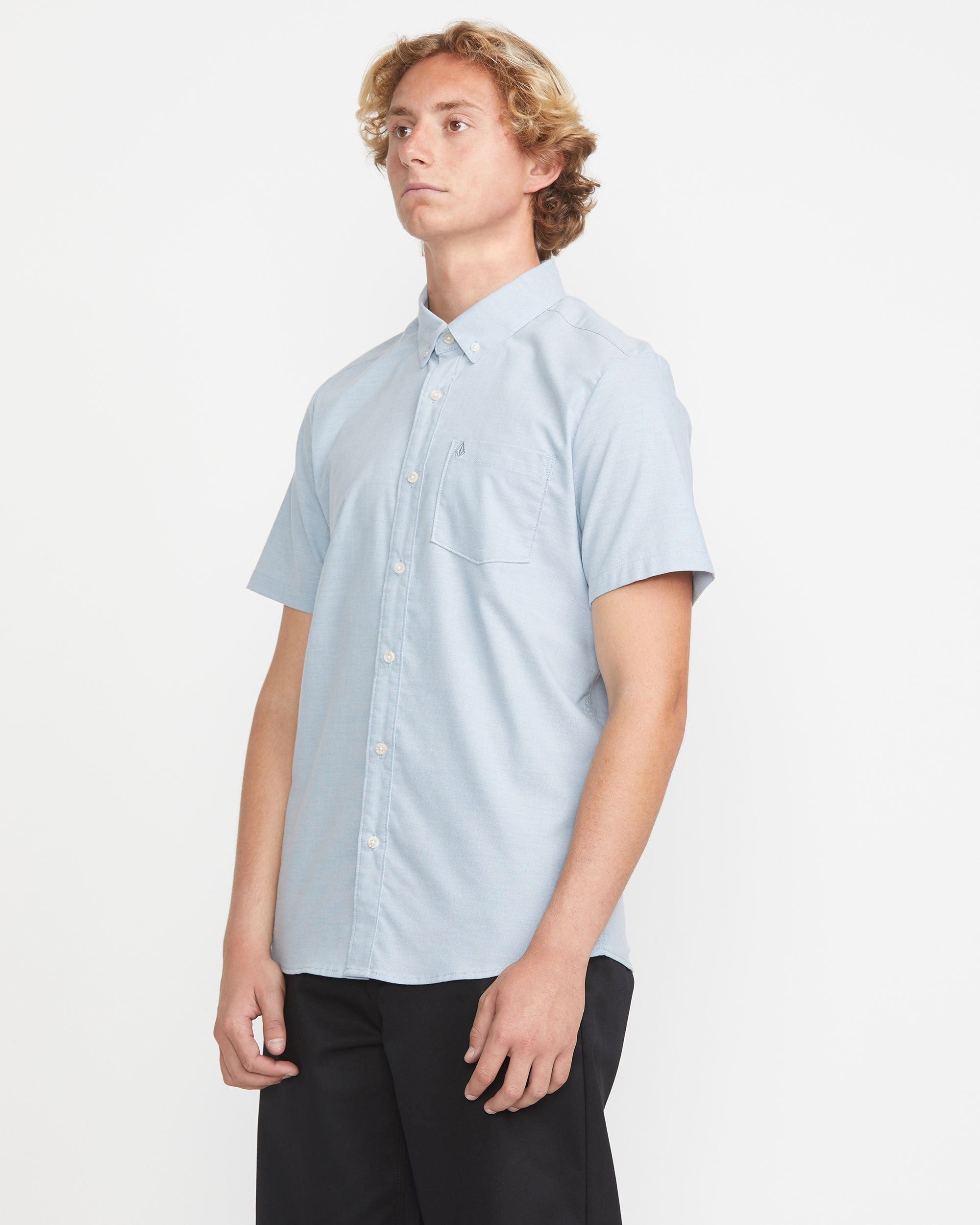 VOLCOM EVERETT OXFORD SS WRC-WRECKED INDIGO XL