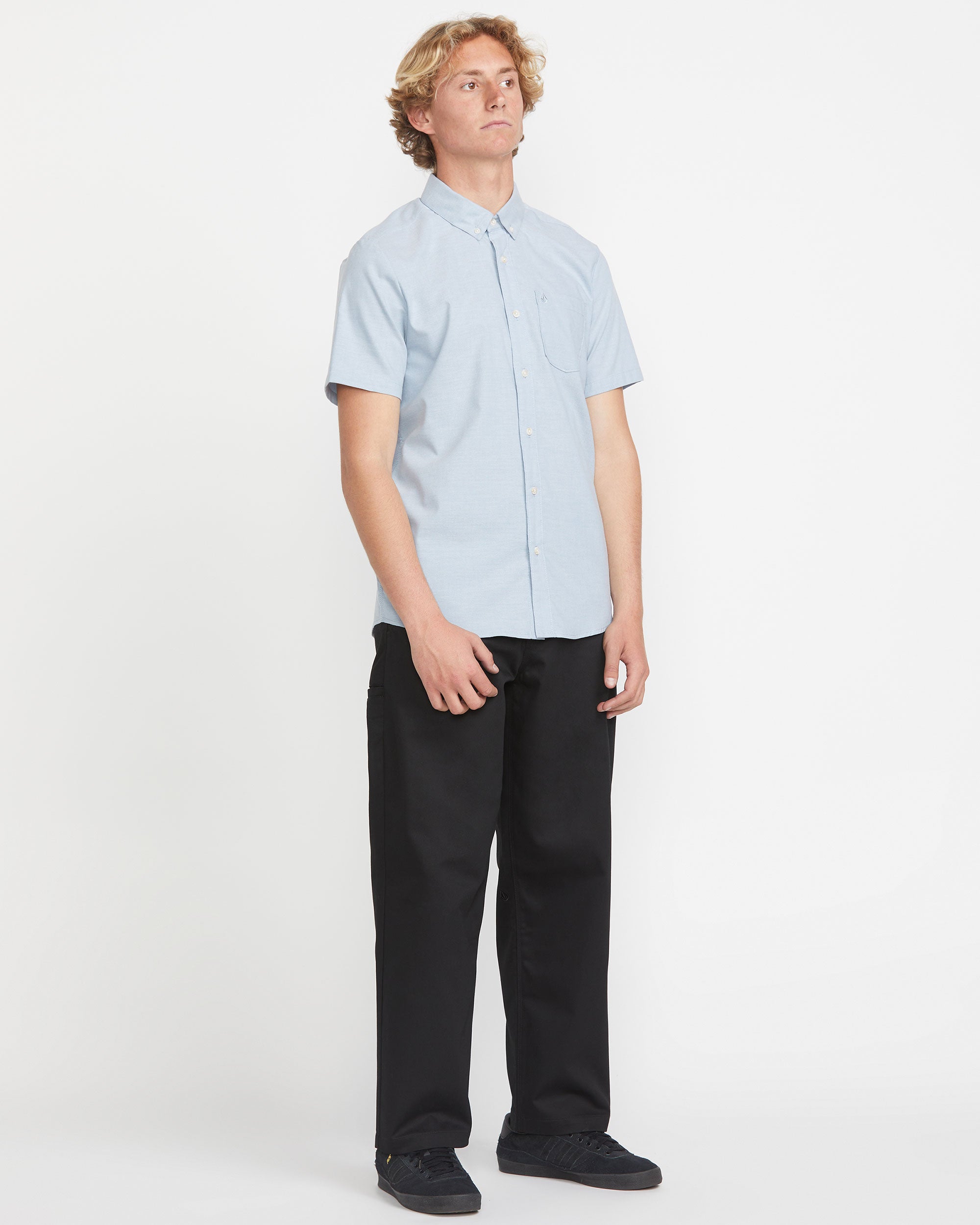 VOLCOM EVERETT OXFORD SS WRC-WRECKED INDIGO XL