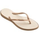 Havaianas Slim Point Womens Sandal 6842-Rose Gold-Beige 9