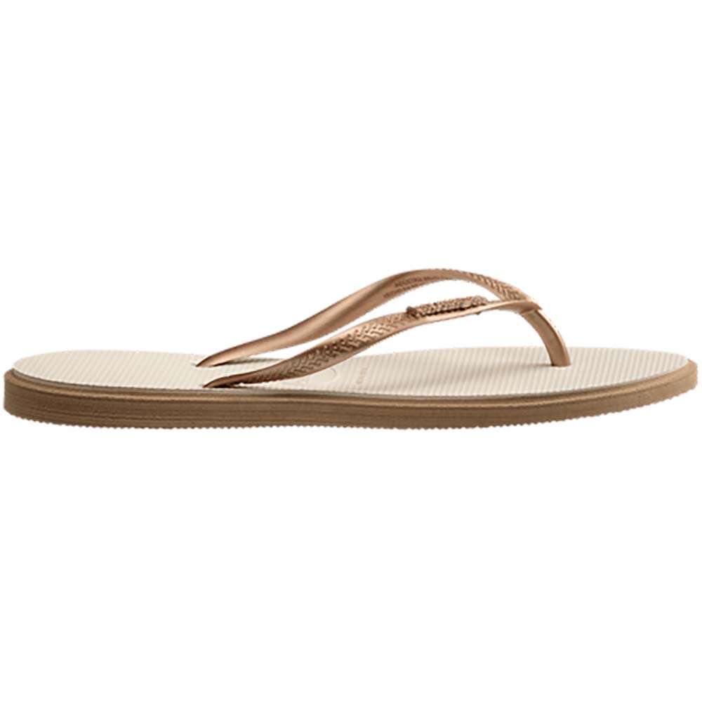 Havaianas Slim Point Womens Sandal 6842-Rose Gold-Beige 9