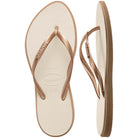 Havaianas Slim Point Womens Sandal 6842-Rose Gold-Beige 6