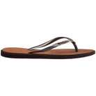 Havaianas Slim Point Womens Sandal 0727-Dark Brown 6