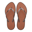 Havaianas Slim Point Womens Sandal 0727-Dark Brown 6