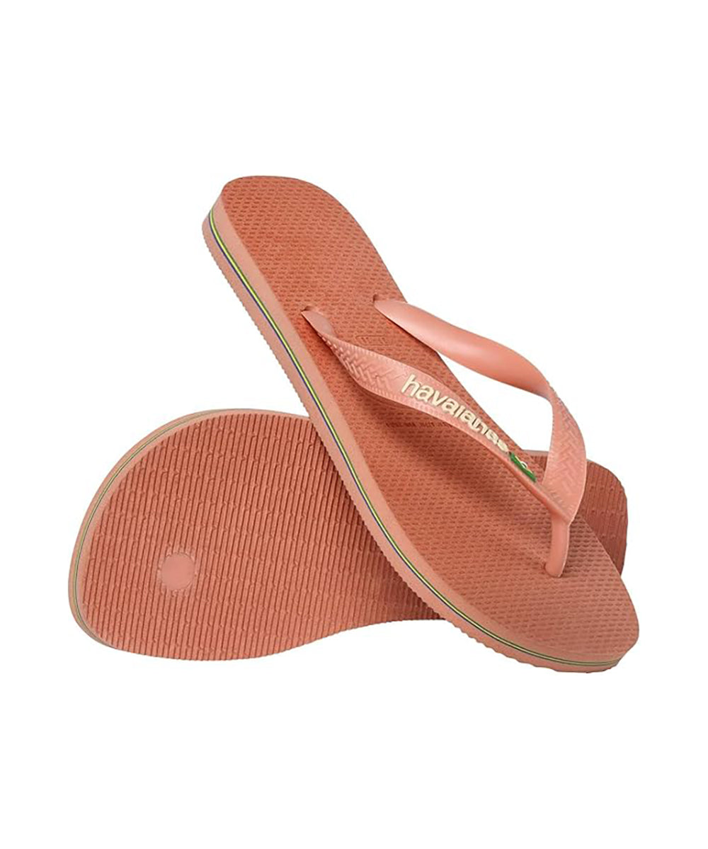 Havaianas Brazil Logo Womens Sandal 9259-Pink Clay 9