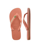 Havaianas Brazil Logo Womens Sandal 9259-Pink Clay 9
