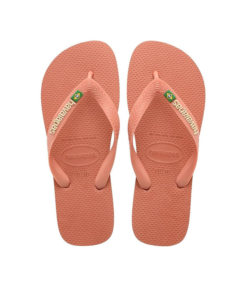 Havaianas Brazil Logo Womens Sandal 9259-Pink Clay 9