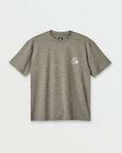 QUIKSILVER DNA LOGO SURF TEE SS SHH-SMOKED GRAY HEATHER L