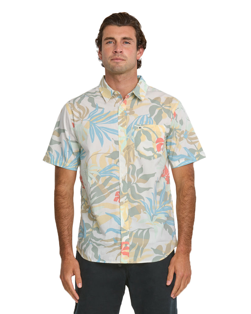QUIKSILVER BLUEWEED CLASSIC SS OFW-OFF WHITE M